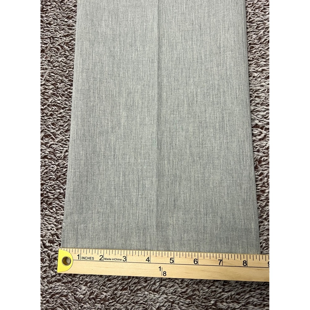 Banana Republic Contoured Fit Dress Pants Womens 12 Gray Stretch Straight Leg - Picture 6 of 13